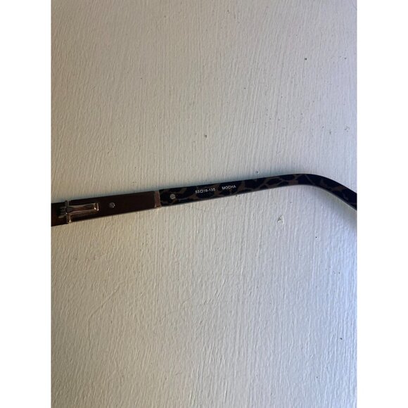 KAREN KANE “WOOD ROSE” Eyeglasses Frame 53-16-135 Brown Matte/Leopard Print WE12